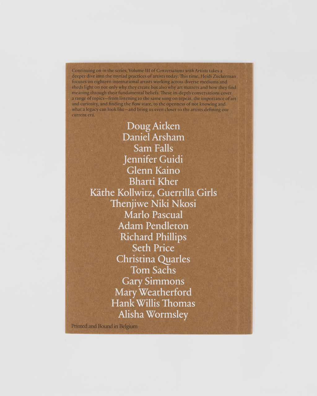 Conversations with Artists — Volume III